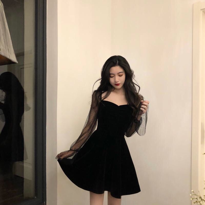 2025 Newest Summer Skirt Elegant Tulle Sleeve Dress Feast Sheath Short Dress AP0364