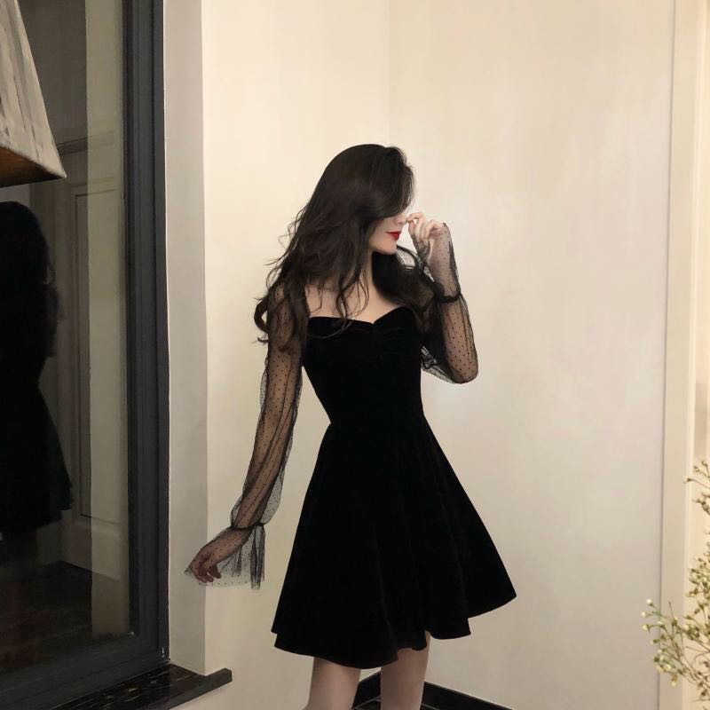 2025 Newest Summer Skirt Elegant Tulle Sleeve Dress Feast Sheath Short Dress AP0364
