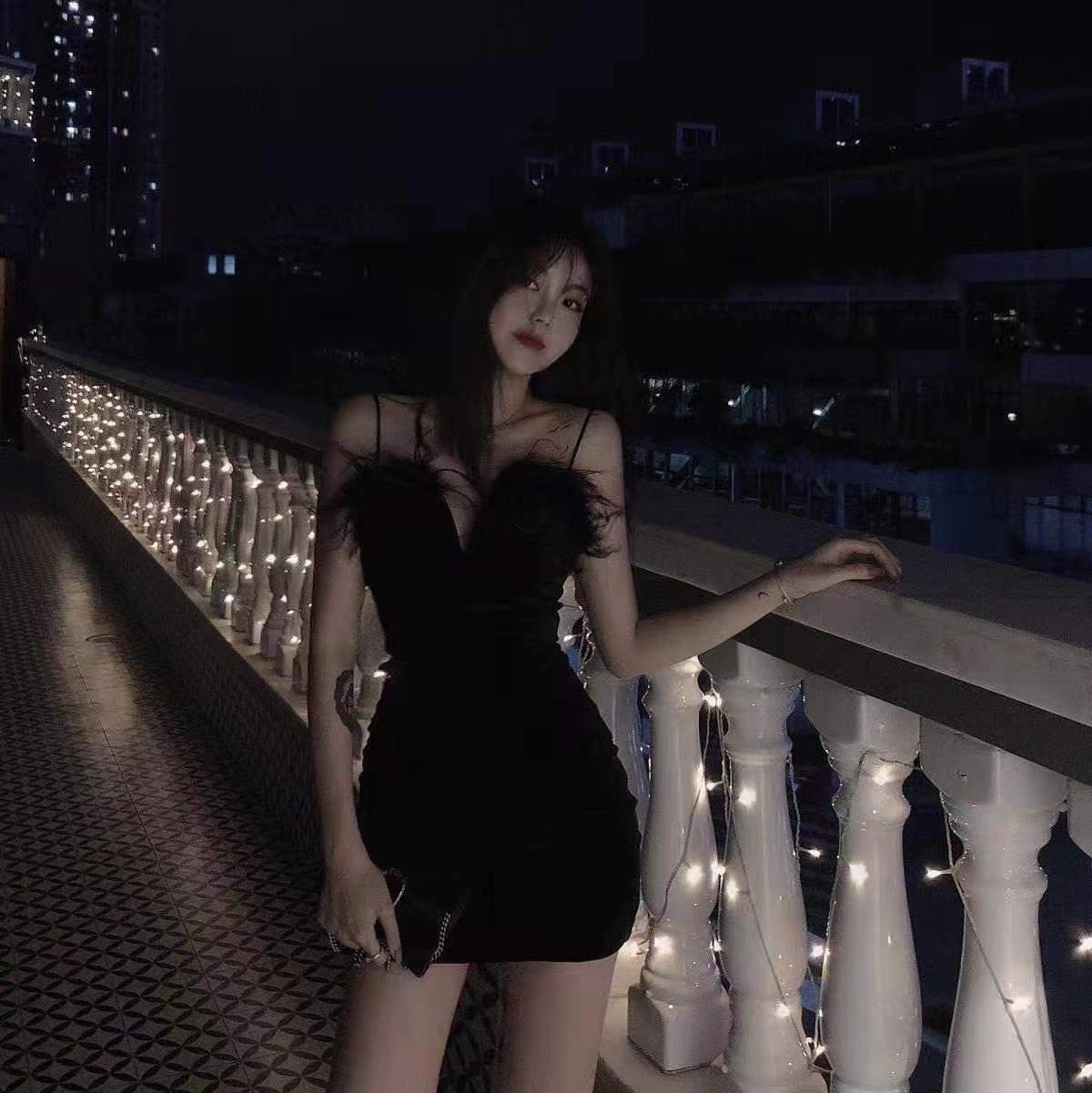 Vintage French Chic Sexy Skirt Spaghetti Strap Banquet Sweetheart Neck Short Dress AP0401