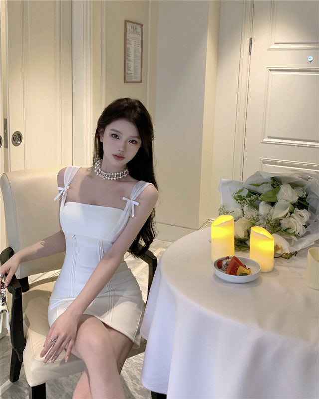 Flattering Breathable Chic Short Mini Skirt Party Everyday Wear Sheath Short Dress AP0471