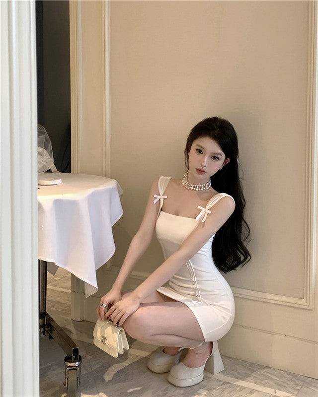 Flattering Breathable Chic Short Mini Skirt Party Everyday Wear Sheath Short Dress AP0471