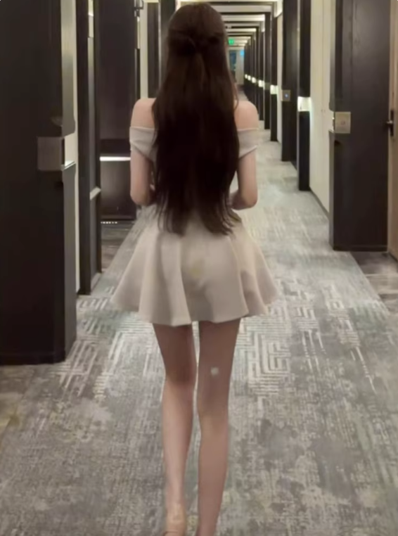 French Style Off-Shoulder Social Events Mini Skirt Alluring A-Line Cinched-Waist Flared Short Dress AP2078