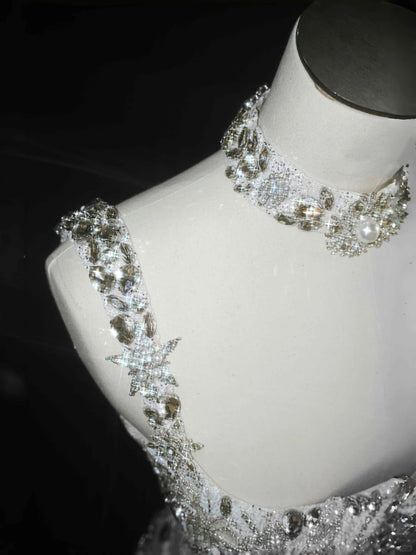 Exquisite Sheath Spaghetti Straps Birthday Dresses Beading Crystal Homecoming Dress AP2395