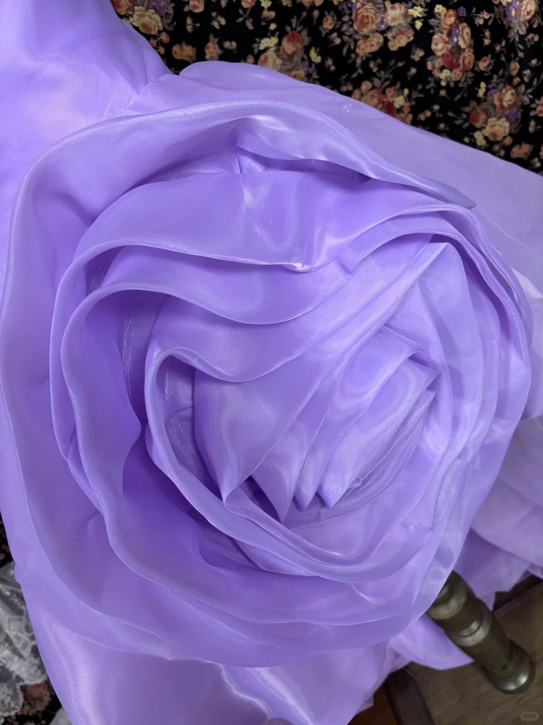 Glam A-Line Birthday Party Outfit Strapless Handmade Flowers Hi-Lo Length Homecoming Dress AP2430