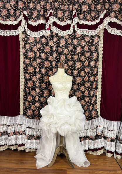 Luxury A-Line Strapless Short Birthday Dresses Sequins Beading Homecoming Dress AP2486