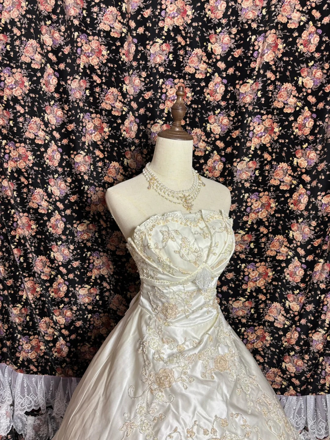 Sheen A-Line Strapless Evening Dresses Tassel Sequins Beading Appliques Prom Dress AP2575