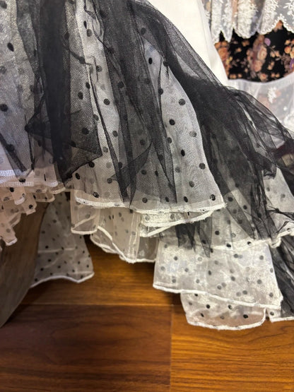 Ornate Strapless Satin Mermaid Formal Dresses Ruffled Tulle Bow Prom Dress AP2590