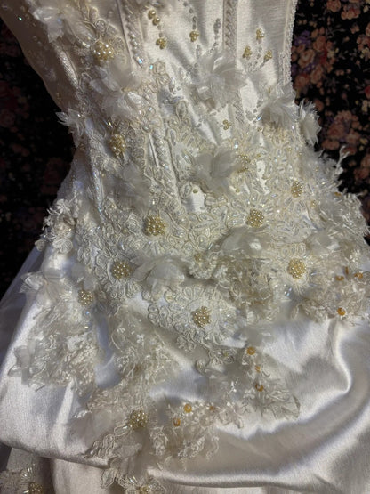 Chic Halter Neck A-Line Tiered Evening Gowns Beading Sequins Applique Prom Dress AP2592