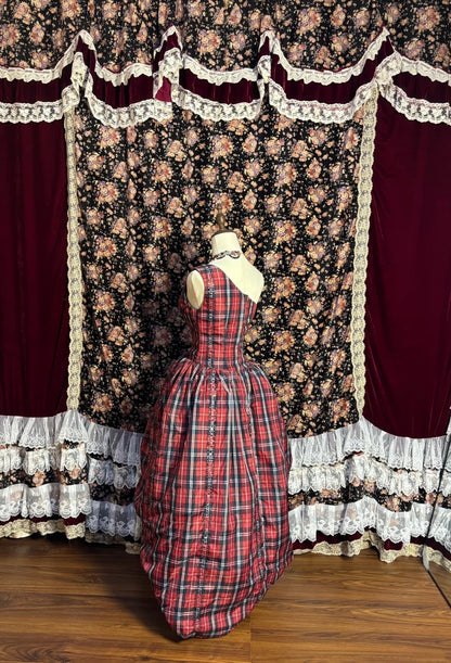 Sweet A-Line One Shoulder Birthday Dresses Sequins Plaid Homecoming Dress AP2631