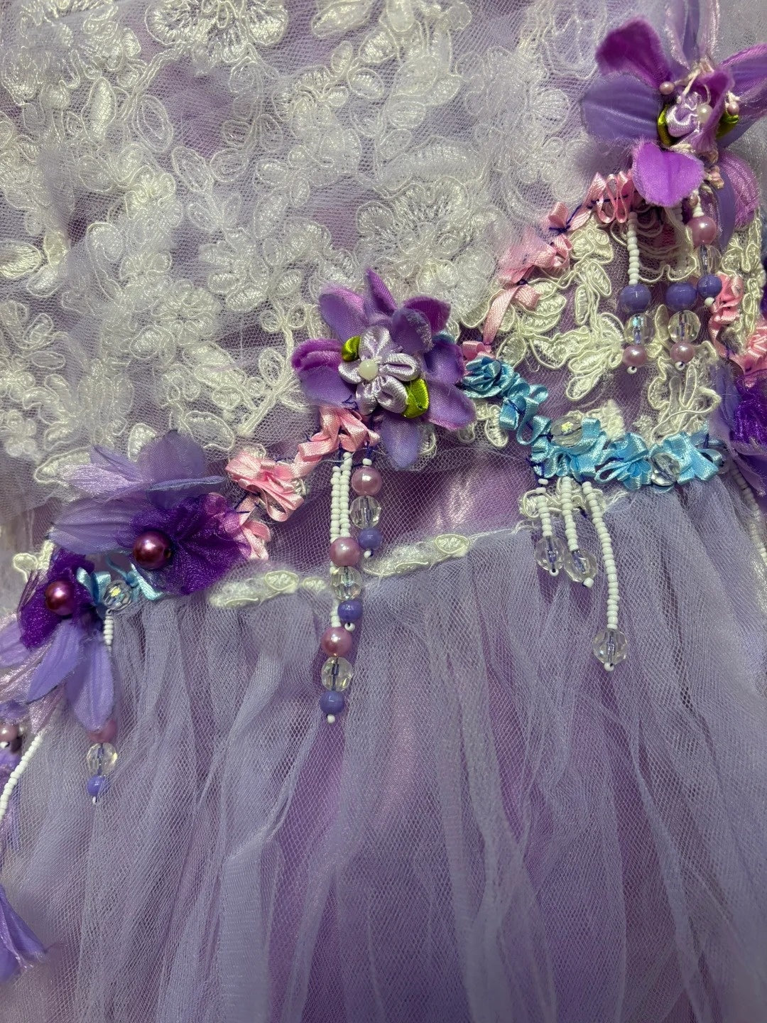 Dopamine Style One-Shoulder Mermaid Evening Gowns Beading Tassel Applique Prom Dress AP2658