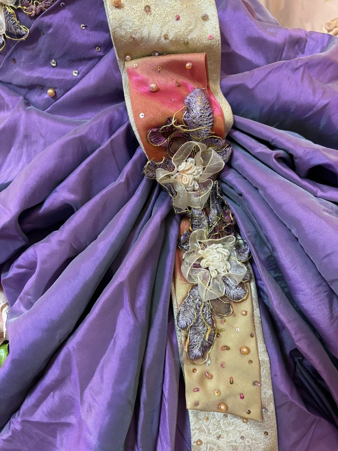 Ethereal Strapless A-Line Evening Dresses Sequins Beading Appliques Ruffles Prom Dress AP2723