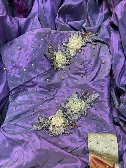 Ethereal Strapless A-Line Evening Dresses Sequins Beading Appliques Ruffles Prom Dress AP2723