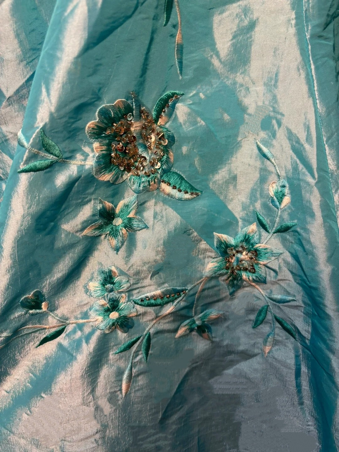 Alluring Spaghetti Strap Mermaid Prom Dress Embroidery Sequins Formal Dresses AP2727