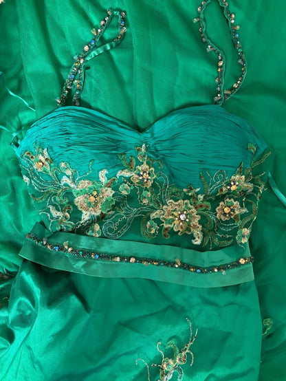 Sparkly Sweetheart Neck Mermaid Prom Dress Beading Appliques Crystals Formal Dresses AP2799