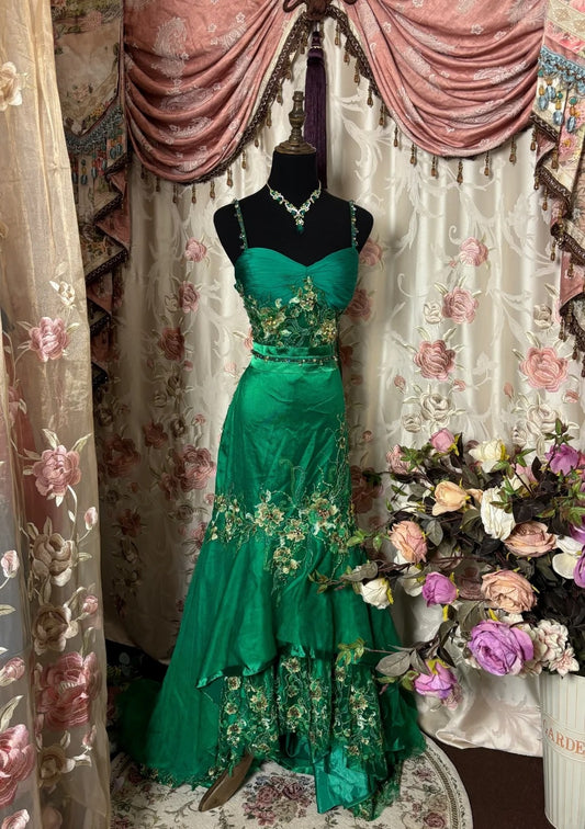 Sparkly Sweetheart Neck Mermaid Prom Dress Beading Appliques Crystals Formal Dresses AP2799