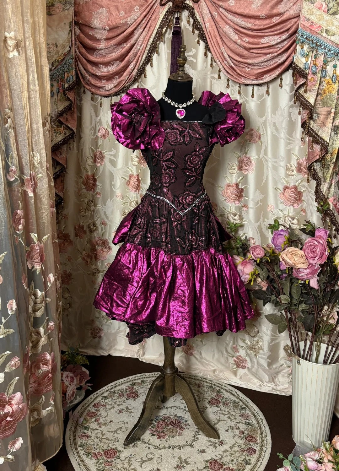 SexyA-Line Square Neck Birthday Outfit Short Sleeve Crystals Sequins Appliques Homecoming Dress AP2810