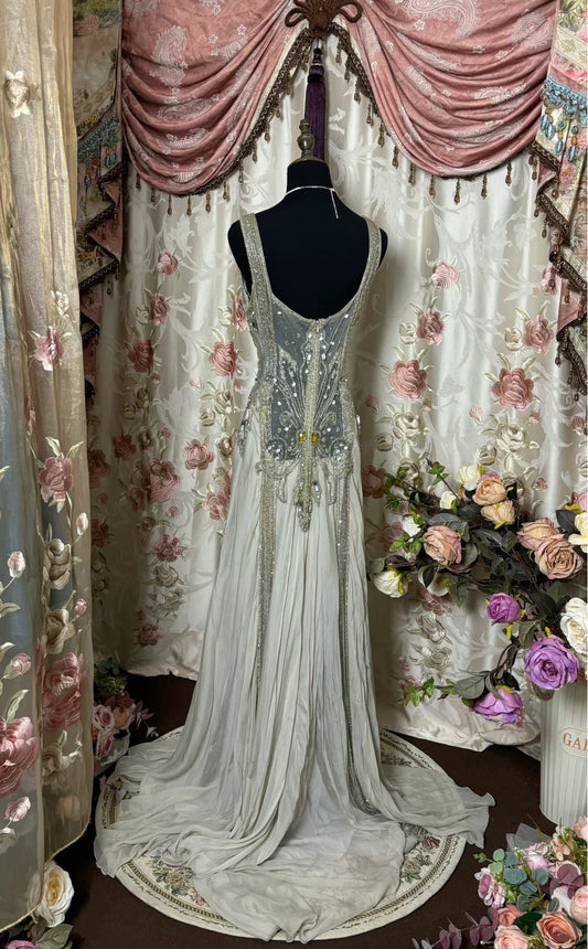 Maximalism Sheath Sweetheart Neck Prom Dress Crystals Beaded Sequins Formal Dresses AP2815