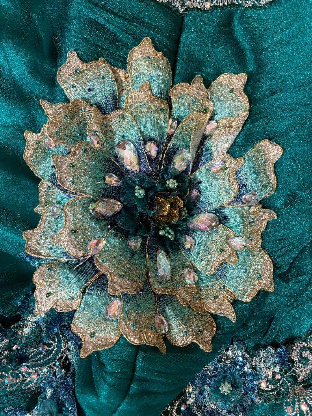 Glamorous One-Shoulder Mermaid Evening Gowns Rhinestones Applique Sequins Prom Dress AP2840