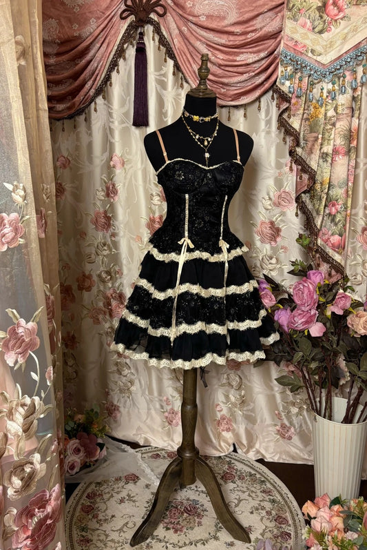 New Spaghetti Straps A-Line Birthday Dresses Sequins Lace Tulle Tiered Homecoming Dress AP2861