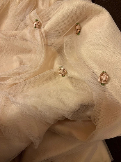 Attractive A-Line Square Neck Prom Dress Ruffles Appliques Lace Satin Evening Dresses AP2864