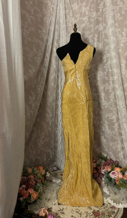 Simple One Shoulder Sheath Evening Gowns Handmade Flowers Sequins Appliques Prom Dress AP2955