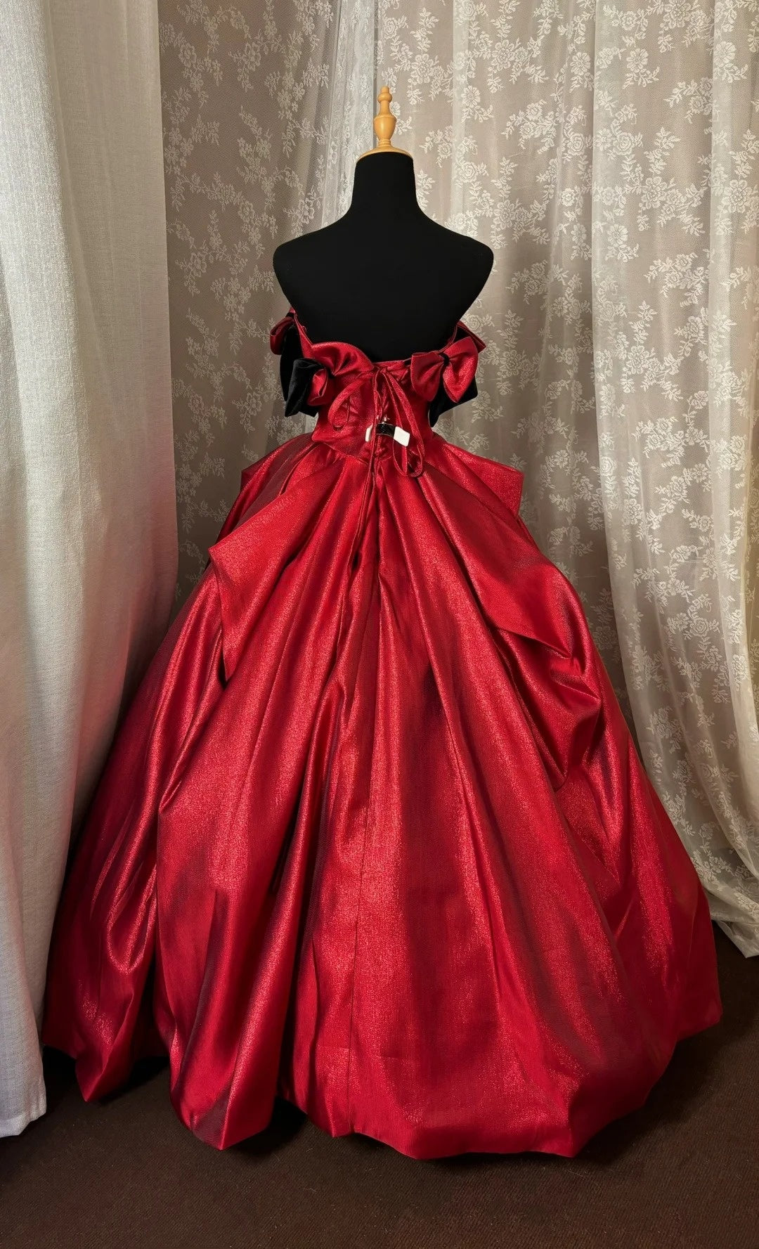 Hot Girls Off Shoulder A-Line Evening Gowns Bows Crystals Prom Dress AP3028