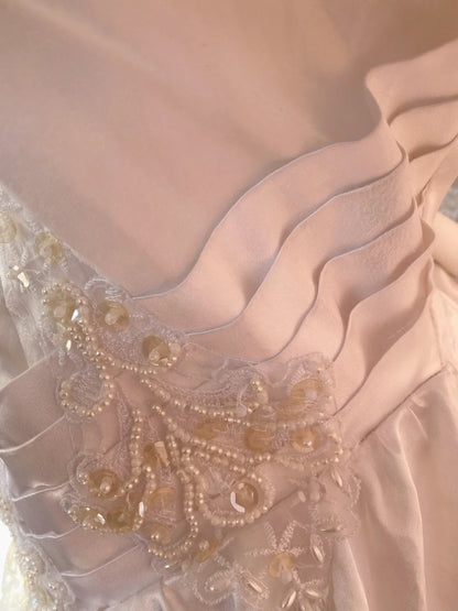 Fashionable Square Neck A-Line Sweet 16th Gowns Beadings Sequins Ruffled Tulle Prom Dress AP3056