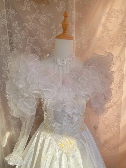 Fashionable Square Neck A-Line Sweet 16th Gowns Beadings Sequins Ruffled Tulle Prom Dress AP3056