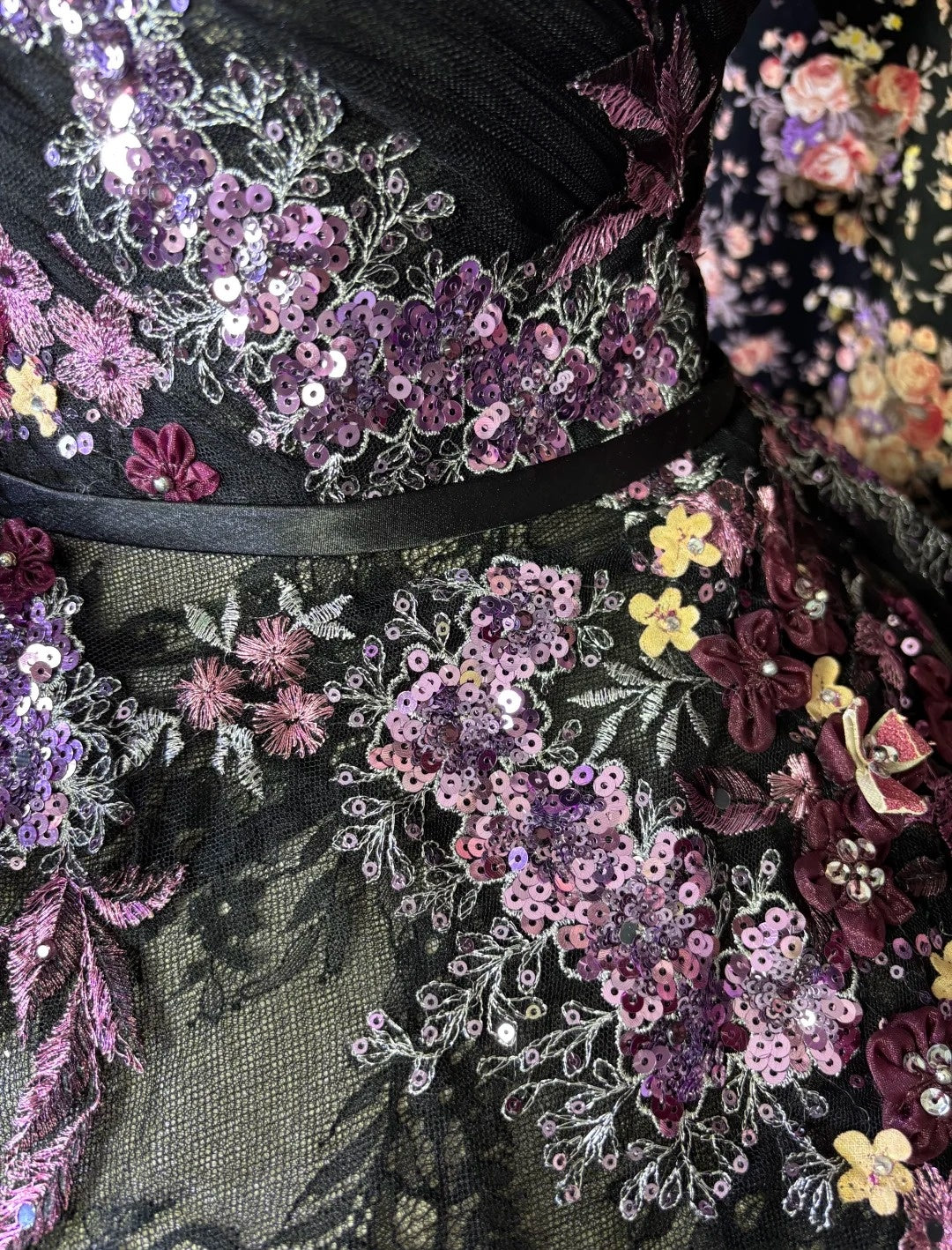 Stylish Strapless A-Line Sweet 16th Dresses Lace Sequins Appliques Embroidery Prom Dress AP3068