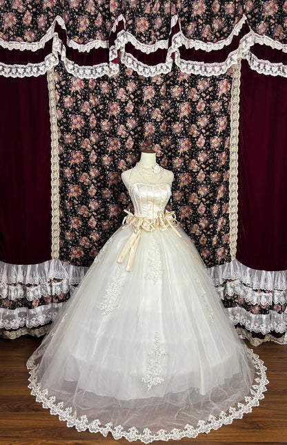 Glittering Strapless A-Line Sweet 16th Dresses Handmade Flowers Sequins Appliques Prom Dress AP3074