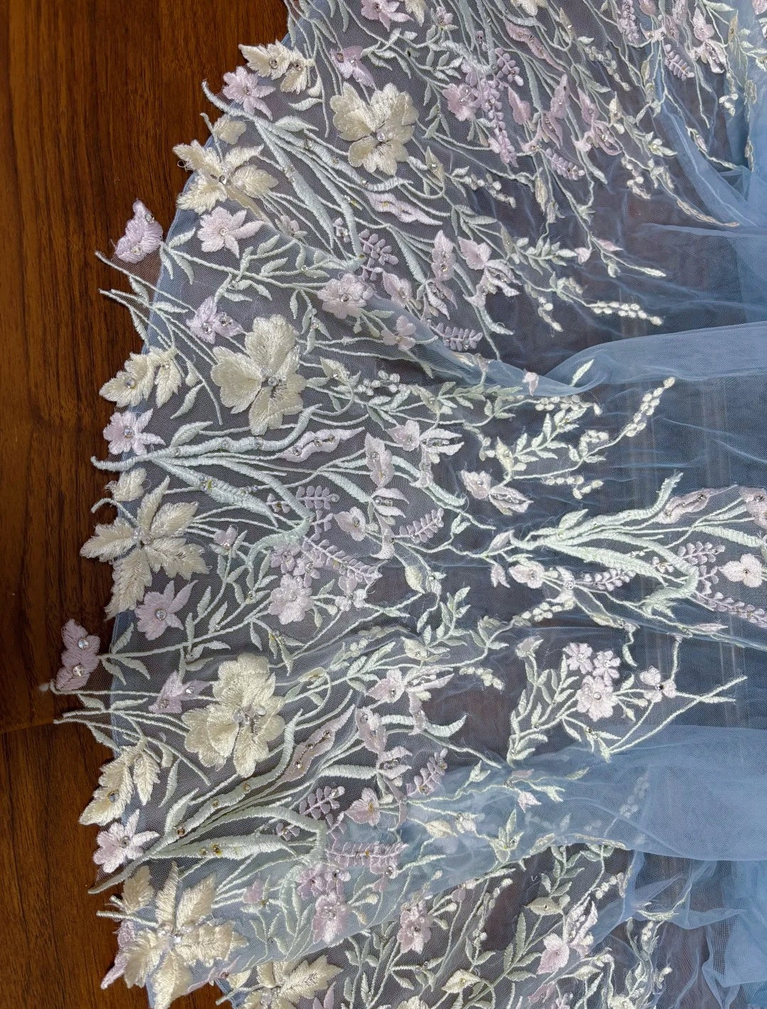 Delicate Illusion Neck Mermaid Evening Gowns Sequins Appliques Tulle Prom Dress AP3080