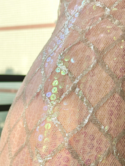 Dopamine Style Sheath Sweetheart Neck Sweet 16th Gowns Lace Sequins Prom Dress AP3167