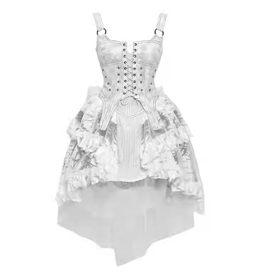 Classical Spaghetti Straps A-Line Birthday Gowns Beads Tulle Ruffles Homecoming Dress AP3198