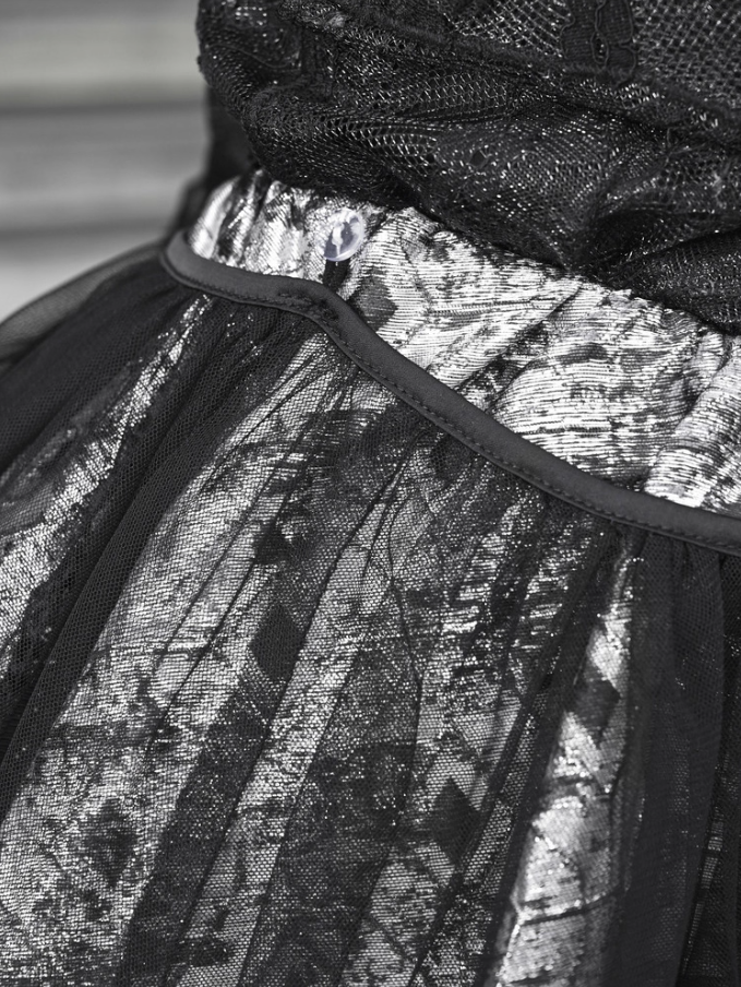 Artistic Spaghetti Strap A-Line Birthday Dress Jacquard Beads Leather Tulle Homecoming Dress AP3203