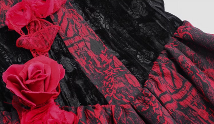 Glam Strapless A-Line Birthday Gowns Appliques Jacquard Tiered Homecoming Dress AP3208