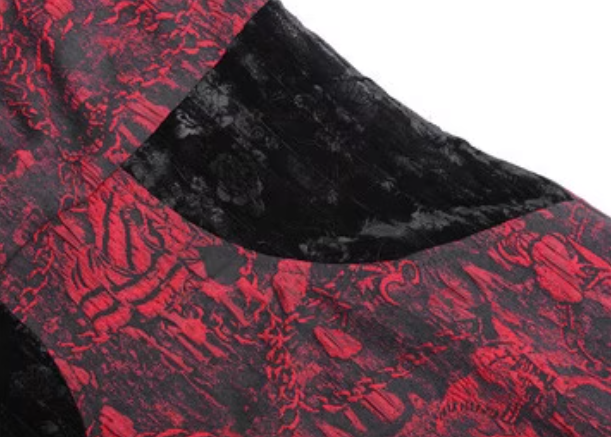 Glamorous Halter Neck Sheath Formal Dresses Jacquard Belt Slit Prom Dress AP3209