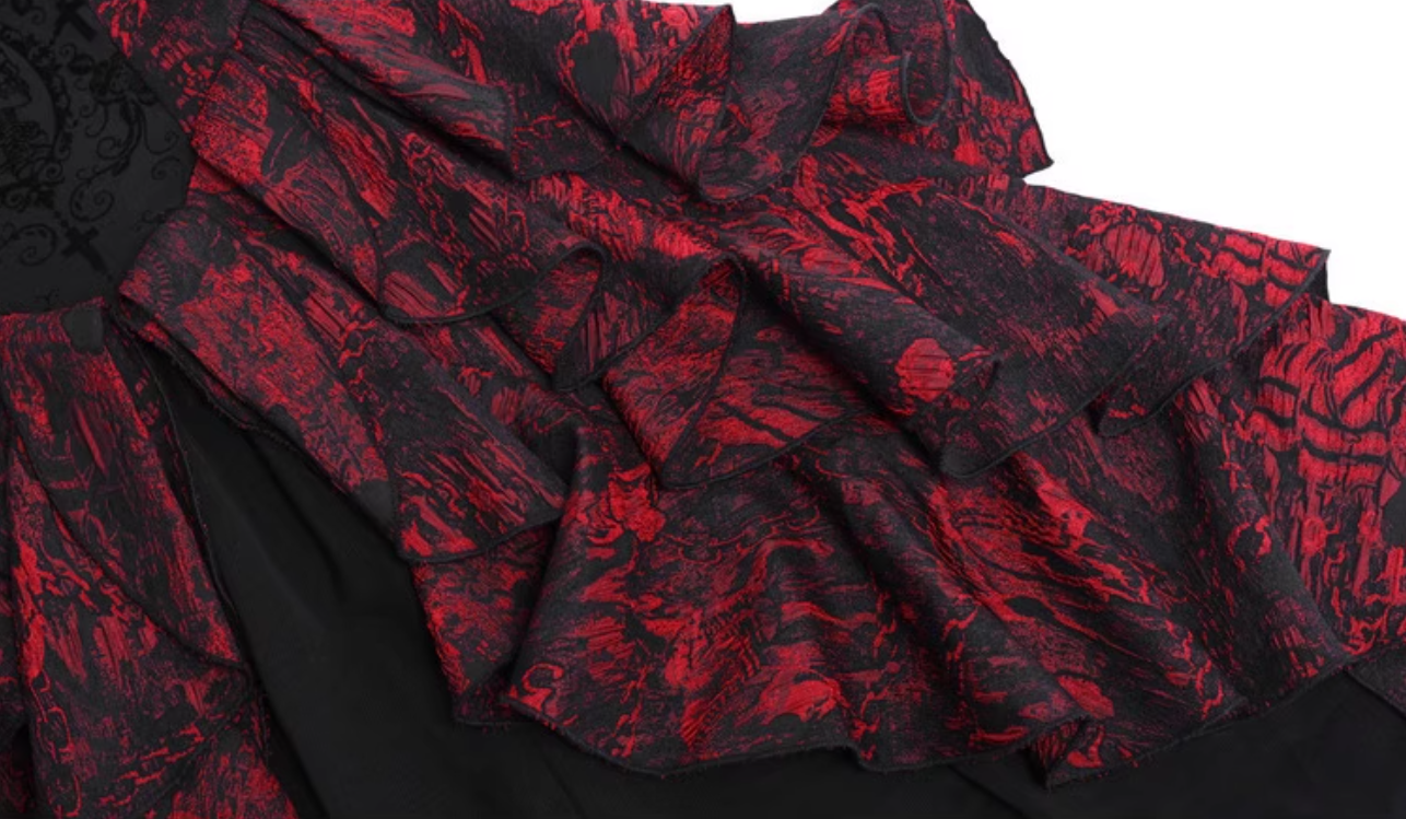 Dramatic Off Shoulder A-Line Birthday Gowns Jacquard Lace Ruffled Homecoming Dress AP3210