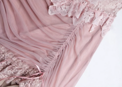 Stunning Spaghetti Strap Sheath Birthday Dress Jacquard Lace Gathered Homecoming Dress AP3211