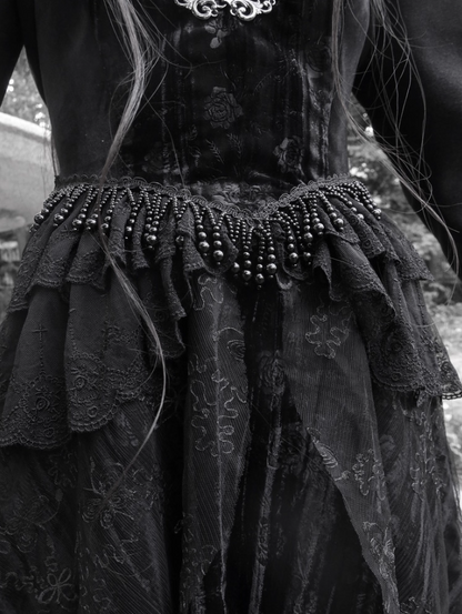 Unique Spaghetti Strap A-Line Birthday Dress Jacquard Velvet LBD Tassel Lace Homecoming Dress AP3213