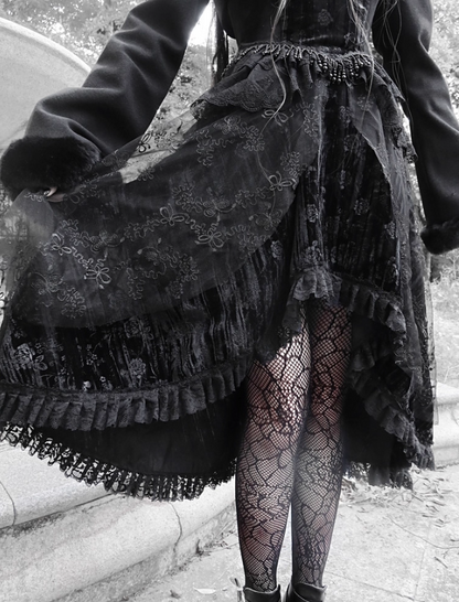 Unique Spaghetti Strap A-Line Birthday Dress Jacquard Velvet LBD Tassel Lace Homecoming Dress AP3213