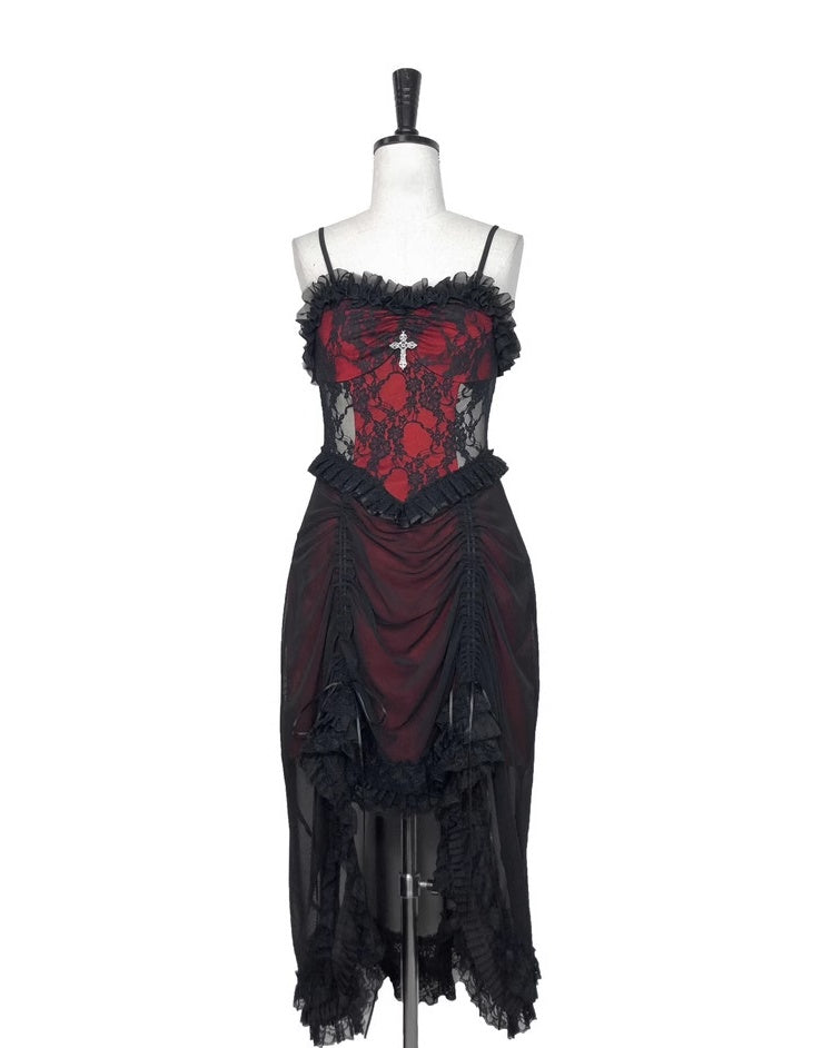 Fashionable Spaghetti Strap Sheath Birthday Dress Lace Gathered Tulle Homecoming Dress AP3214