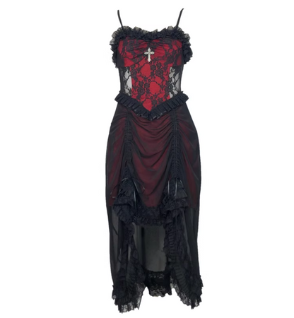 Fashionable Spaghetti Strap Sheath Birthday Dress Lace Gathered Tulle Homecoming Dress AP3214