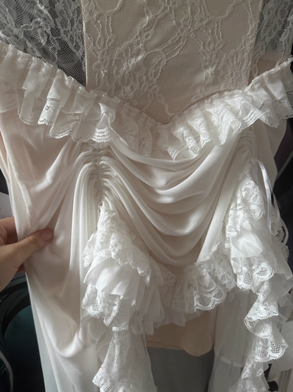 French Style Strapless Sheath Birthday Dress Lace Gathered Tulle Homecoming Dress AP3216