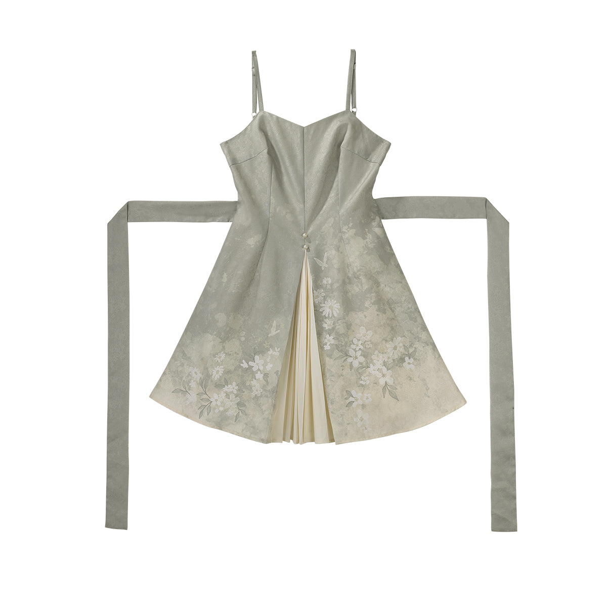 Dopamine Style Spaghetti Straps A-Line Birthday Dress With Hoodie Bow Appliques Tassel Floral Satin Homecoming Dress AP3223