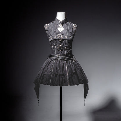 Stylish A-Line High Collar Birthday Dress Zipper Cutout Homecoming Dress AP3226