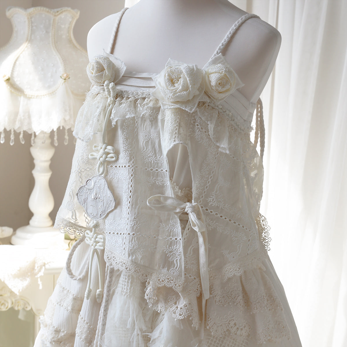 Sexy Spaghetti Straps A-Line Birthday Dress Lace Handmade Flowers Homecoming Dress AP3234