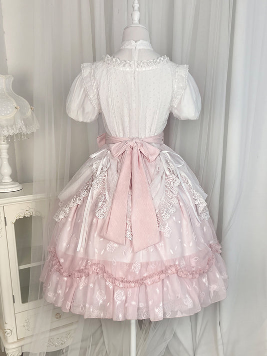 Pretty A-Line Jewel Neck Short Sleeve Birthday Gowns Lace Appliques Bows Homecoming Dress AP3237