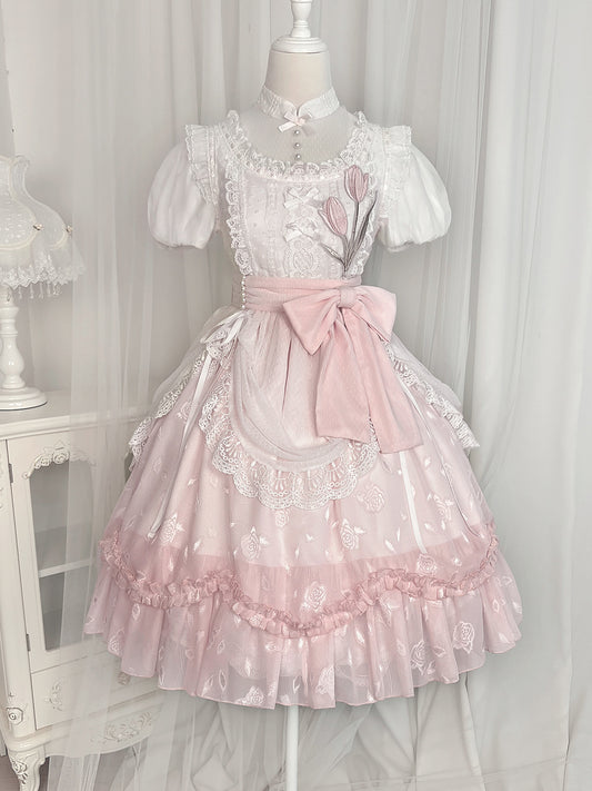 Pretty A-Line Jewel Neck Short Sleeve Birthday Gowns Lace Appliques Bows Homecoming Dress AP3237