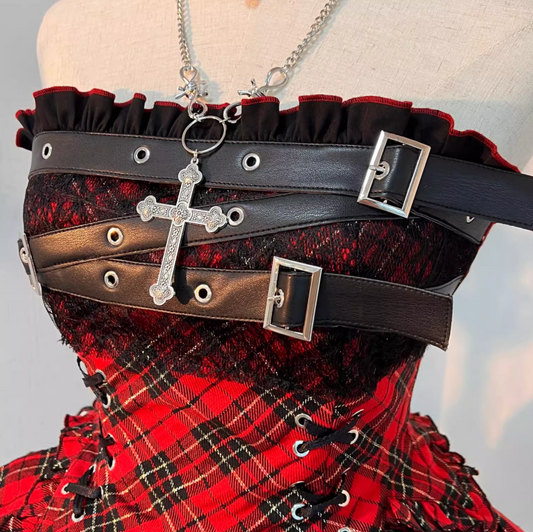 Hot Girls Plaid Strapless A-Line Birthday Dress Belt Bow Tulle Homecoming Dress AP3257