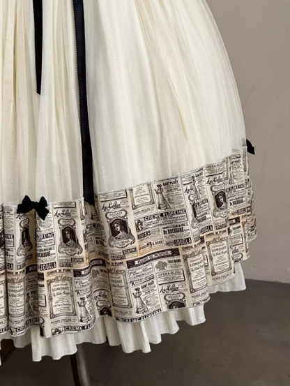 Fashionable A-Line Spaghetti Strap Tulle Evening Dresses Bows Beads Handmade Flowers Prom Dress AP3271